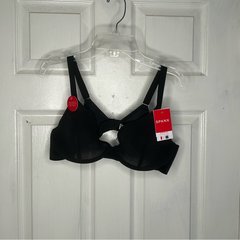 SPANX Black Full-Coverage Bra Intimates & Sleepwear